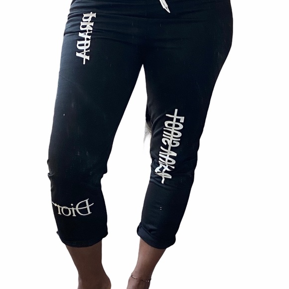 Designer names crossed out Lounge suit. Super cute - Picture 5 of 6